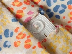 Name It shorts fresh salmon med blomsterprint